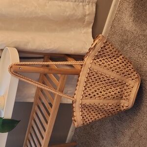 Cleobella Reneta woven leather tote